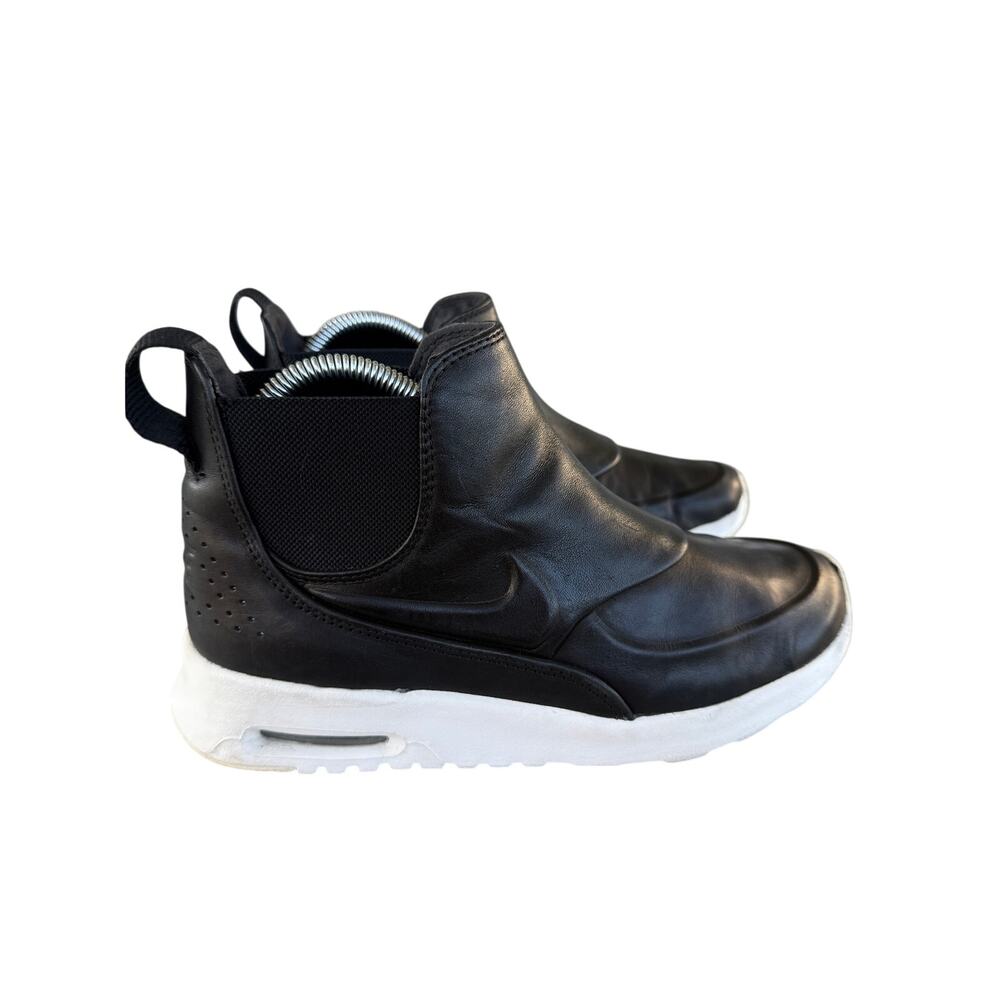 NIKE Air Max Thea Mid Black Leather Sneaker-Boot Women's Sz 8